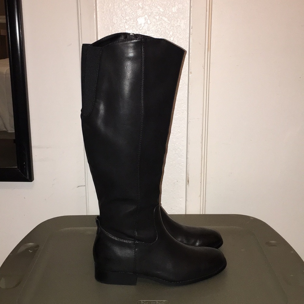 A New Day Target brand black riding boots sz 7.5